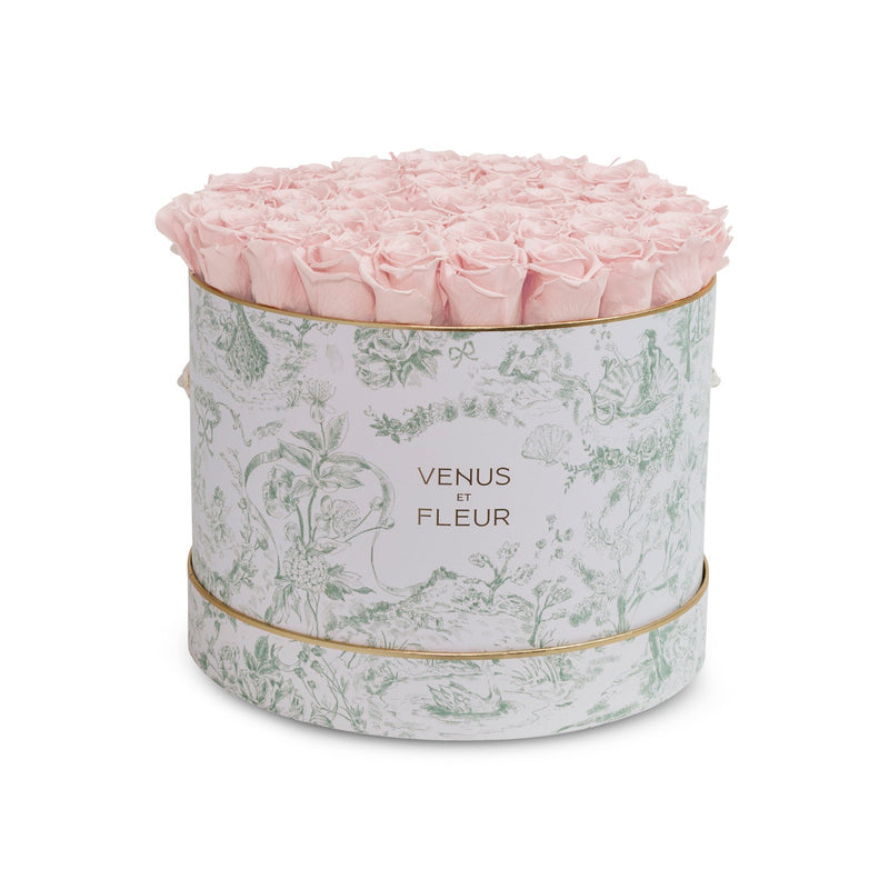 Large Round Toile Du Joie Roses