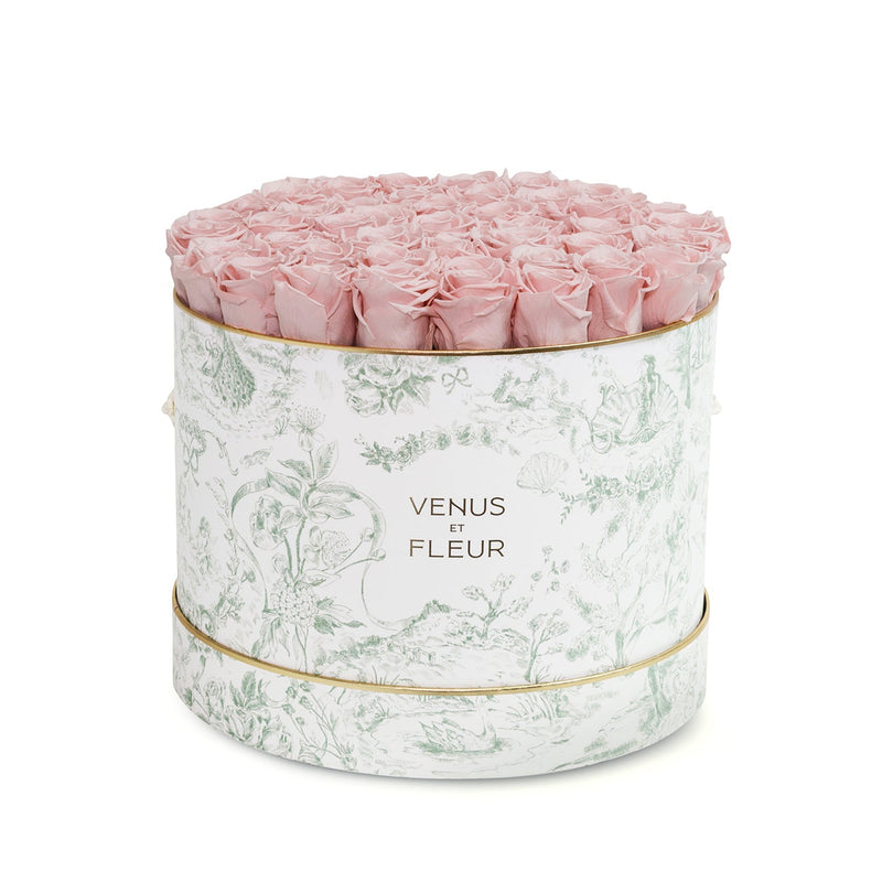 Large Round Toile Du Joie Roses
