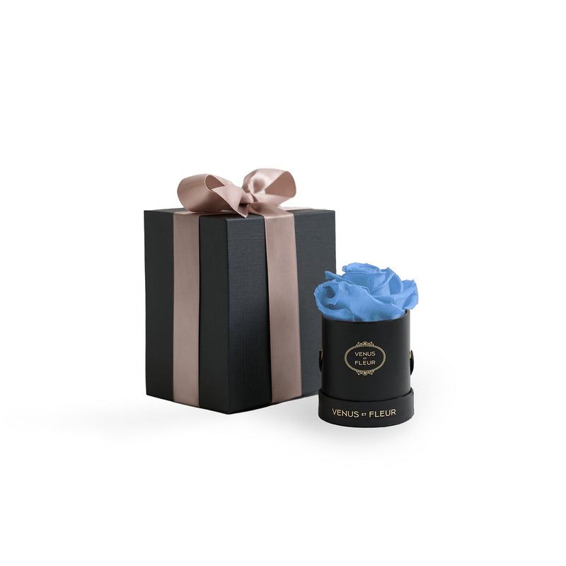 Le Mini Round Black Classic Roses