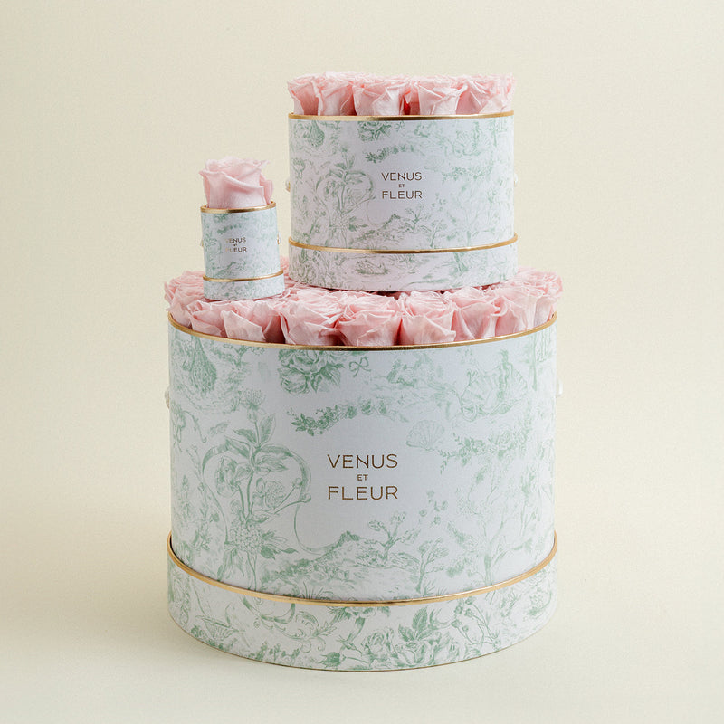 Large Round Toile Du Joie Roses