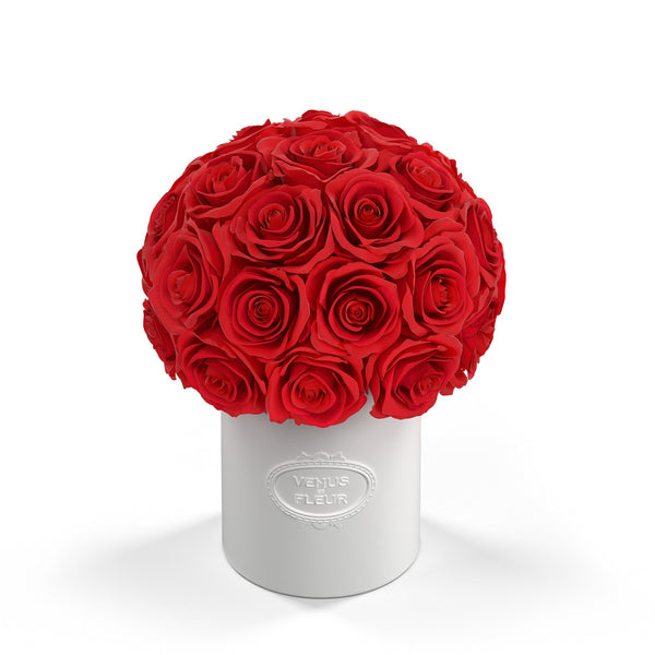 Fleura Porcelain Vase Roses