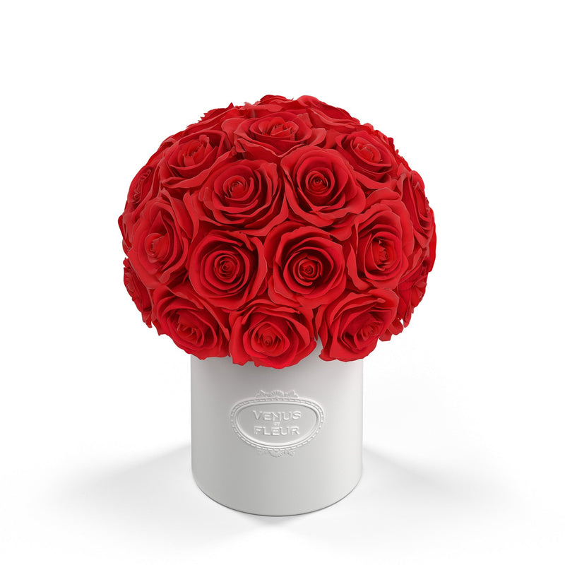 Fleura Porcelain Vase Roses