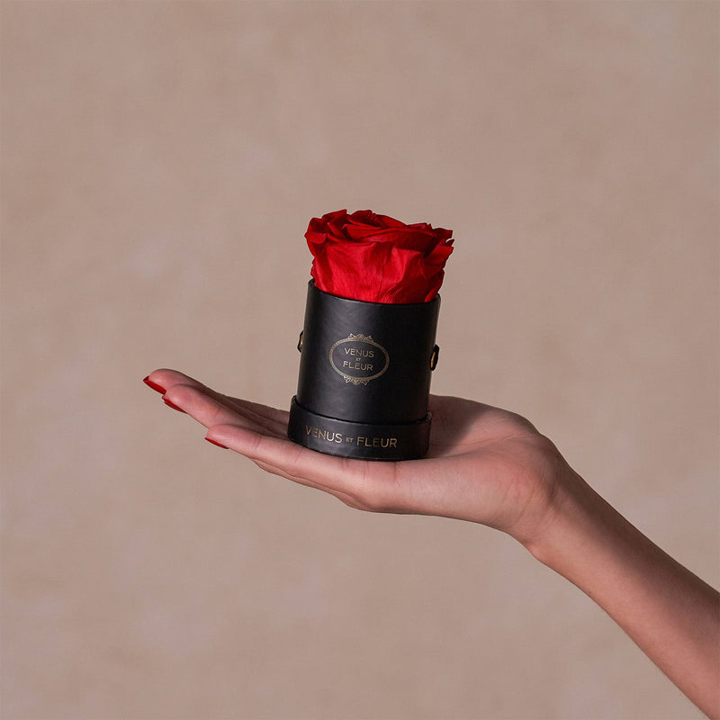 Le Mini Round Black Classic Roses