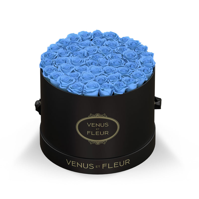 Large Round Black Classic Roses