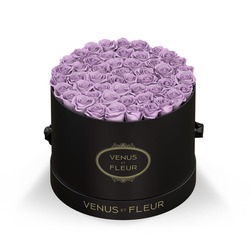 Large Round Black Classic Roses
