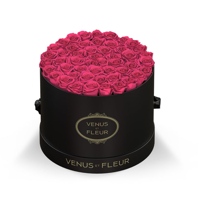Large Round Black Classic Roses