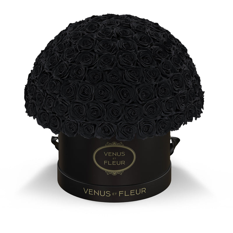 Large Le Plein Black Classic Roses