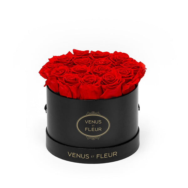 Small Round Black Classic Roses