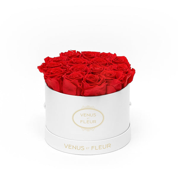 Small Round White Classic Roses