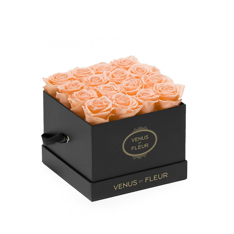 Small Square Black Classic Roses