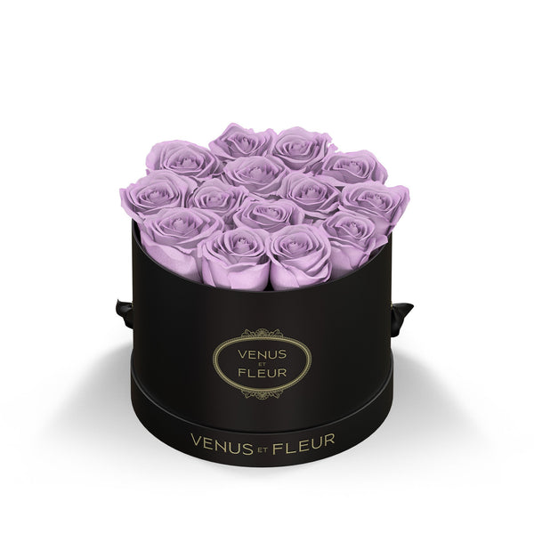 Small Round Black Classic Roses