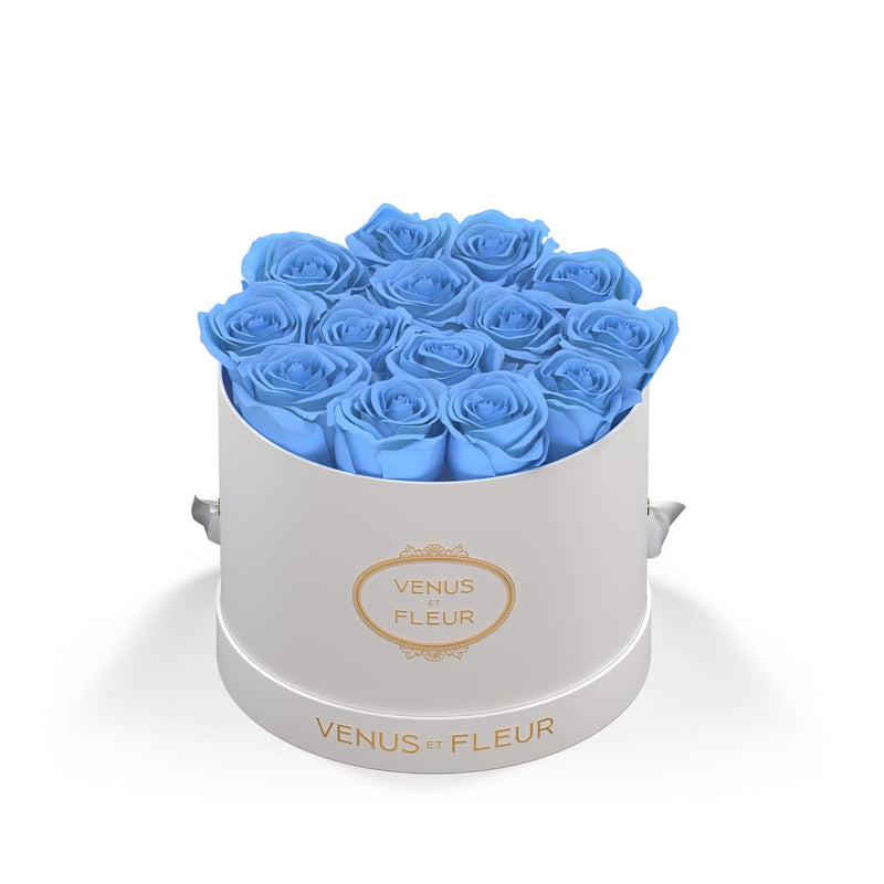 Small Round White Classic Roses