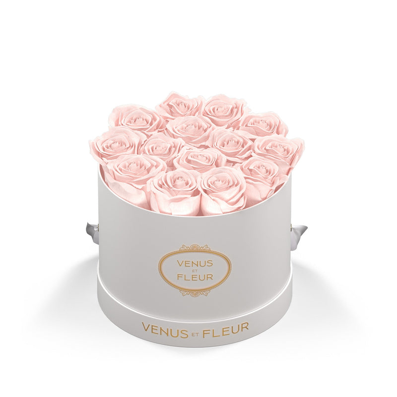 Small Round White Classic Roses