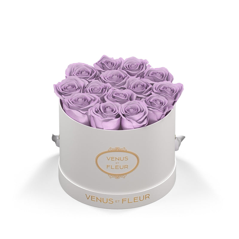 Small Round White Classic Roses