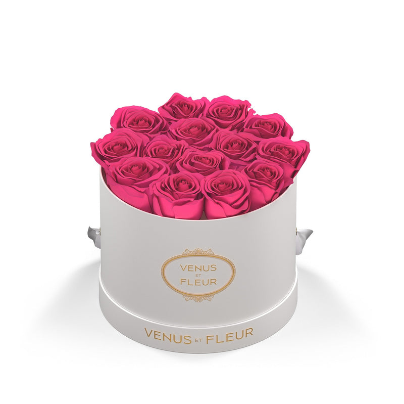 Small Round White Classic Roses