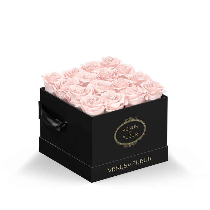 Small Square Black Classic Roses