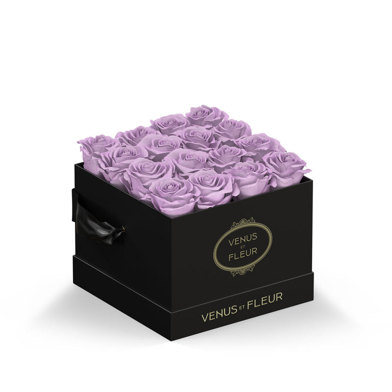 Small Square Black Classic Roses