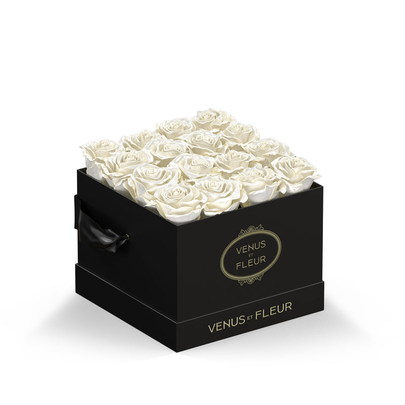 Small Square Black Classic Roses